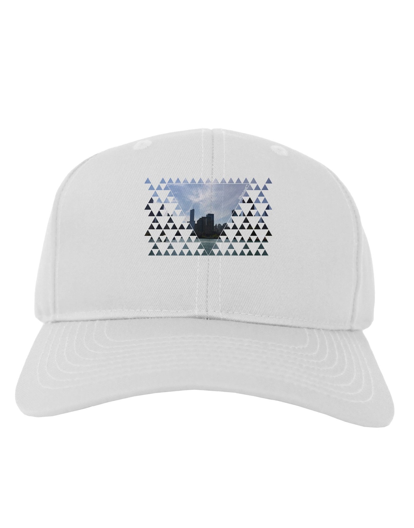 Chicago Triangles Adult Baseball Cap Hat-Baseball Cap-TooLoud-White-One Size-Davson Sales