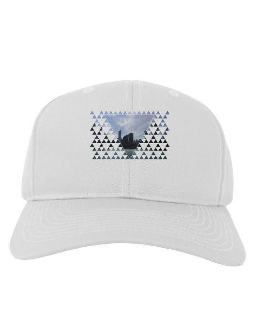 Chicago Triangles Adult Baseball Cap Hat-Baseball Cap-TooLoud-White-One Size-Davson Sales