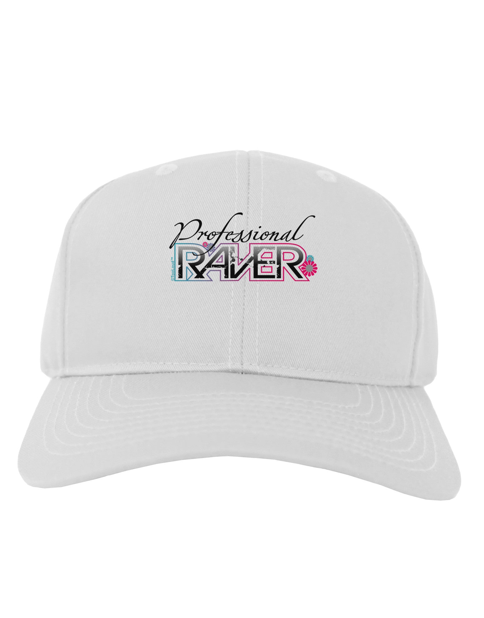 Matching Raver - Professional Adult Baseball Cap Hat-Baseball Cap-TooLoud-White-One Size-Davson Sales