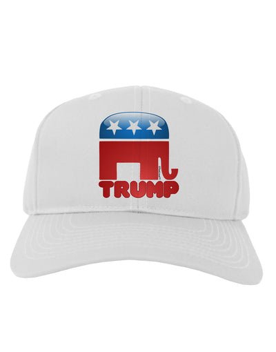 Trump Bubble Symbol Adult Baseball Cap Hat-Baseball Cap-TooLoud-White-One Size-Davson Sales