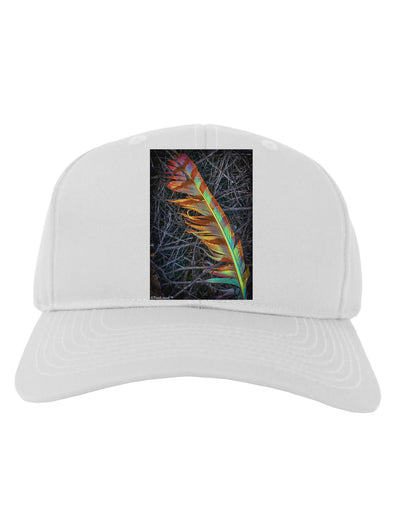 Rainbow Feather Adult Baseball Cap Hat-Baseball Cap-TooLoud-White-One Size-Davson Sales