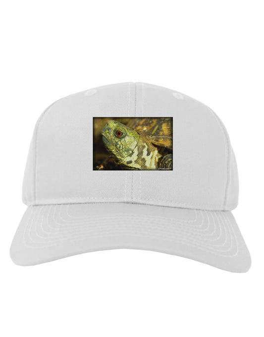 Menacing Turtle Adult Baseball Cap Hat-Baseball Cap-TooLoud-White-One Size-Davson Sales