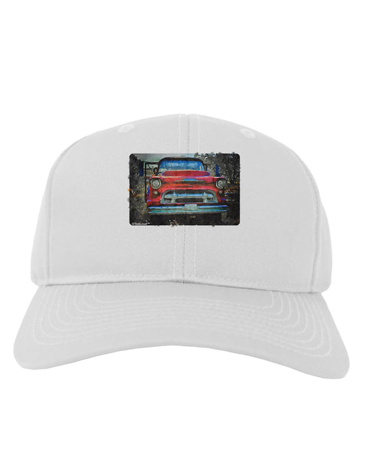 TooLoud Vintage Truck Watercolor Adult Baseball Cap Hat-Baseball Cap-TooLoud-White-One Size-Davson Sales