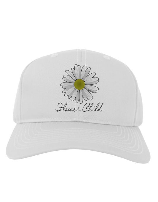 Pretty Daisy - Flower Child Adult Baseball Cap Hat-Baseball Cap-TooLoud-White-One Size-Davson Sales