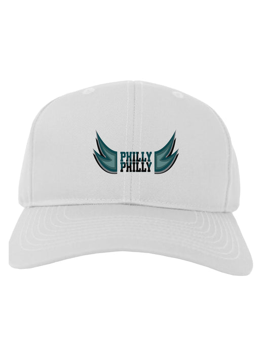 Philly Philly Funny Beer Drinking Adult Baseball Cap Hat by TooLoud-Baseball Cap-TooLoud-White-One Size-Davson Sales