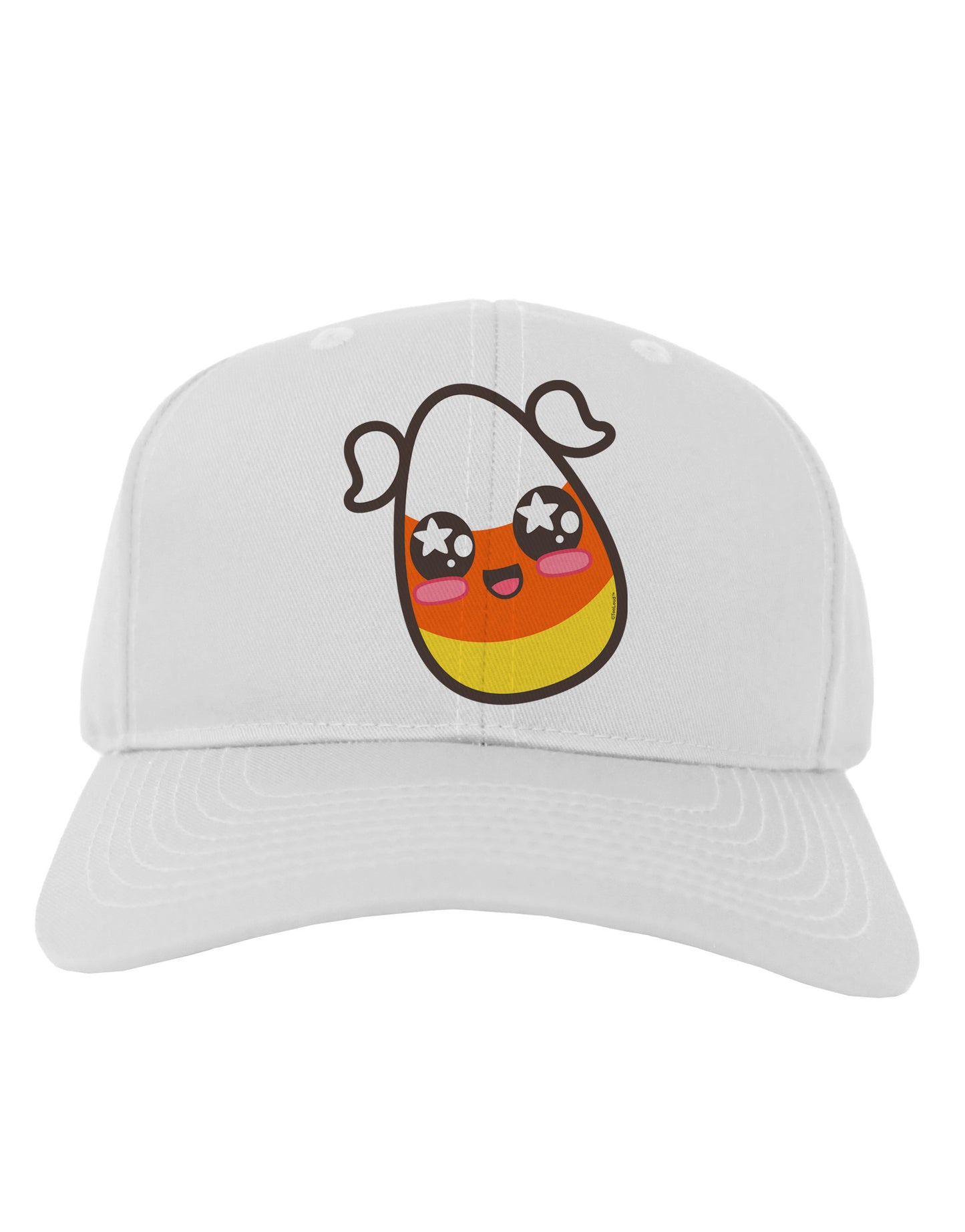 Cute Girl Child Candy Corn Family Halloween Adult Baseball Cap Hat-Baseball Cap-TooLoud-White-One Size-Davson Sales