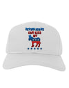 Republicans Can Kiss My - Democrat Adult Baseball Cap Hat-Baseball Cap-TooLoud-White-One Size-Davson Sales