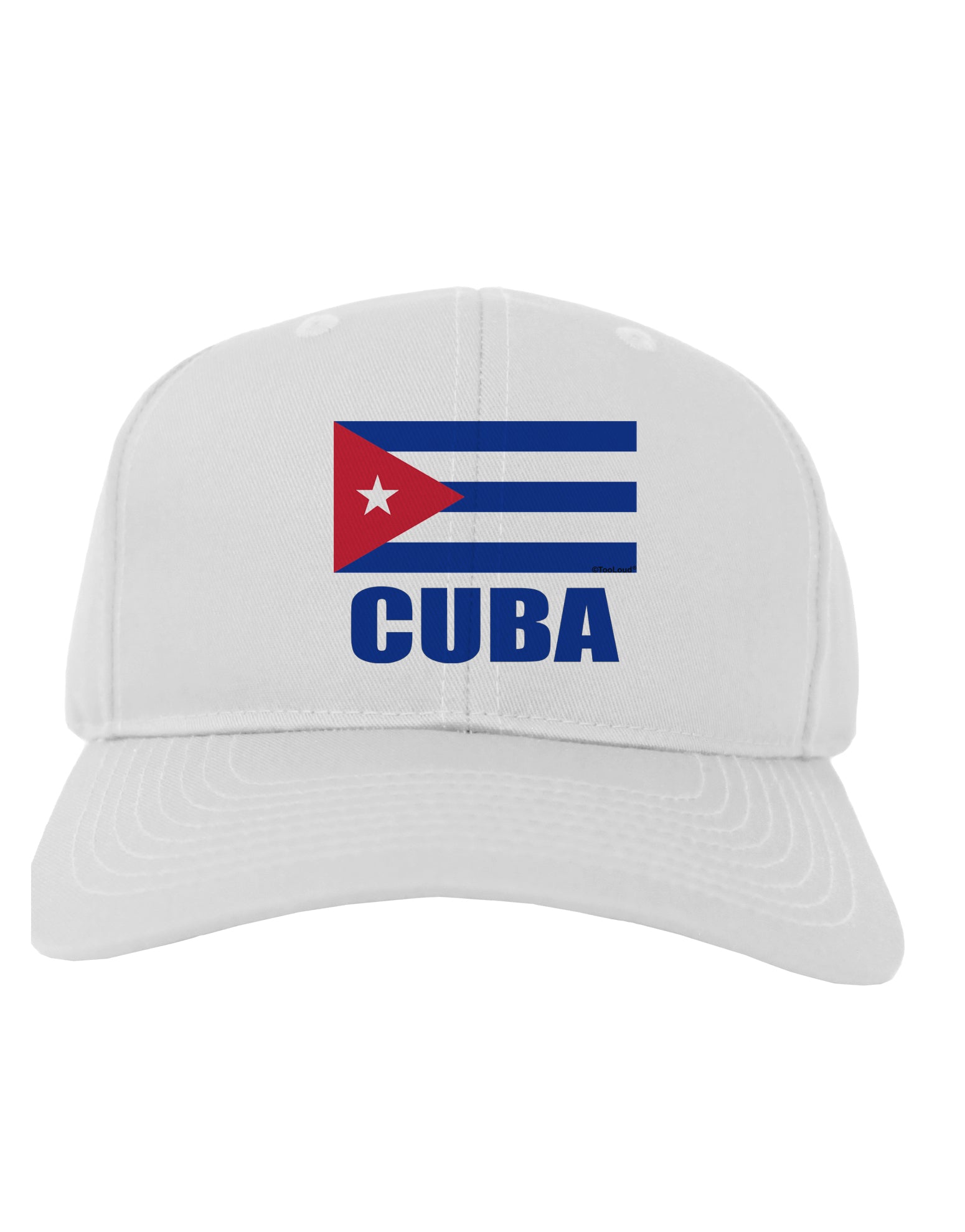 Cuba Flag Cuban Pride Adult Baseball Cap Hat by TooLoud-Baseball Cap-TooLoud-White-One Size-Davson Sales