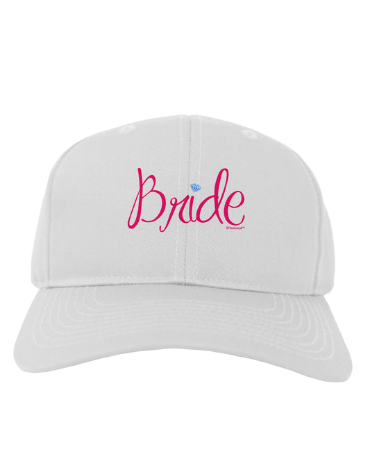Bride Design - Diamond - Color Adult Baseball Cap Hat-Baseball Cap-TooLoud-White-One Size-Davson Sales