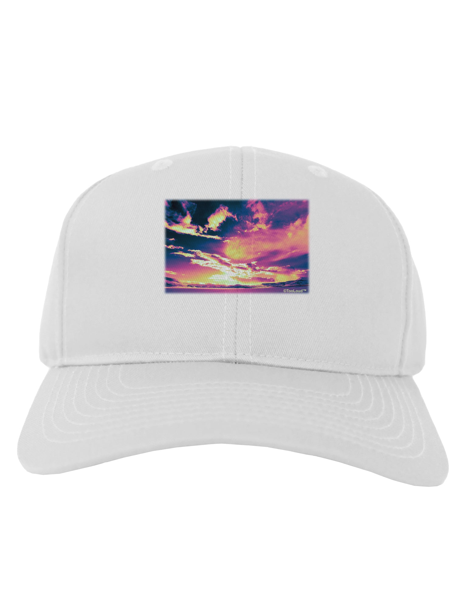 Blue Mesa Reservoir Surreal Adult Baseball Cap Hat-Baseball Cap-TooLoud-White-One Size-Davson Sales