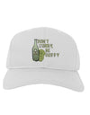 Don't Worry Be Hoppy Adult Baseball Cap Hat-Baseball Cap-TooLoud-White-One-Size-Fits-Most-Davson Sales