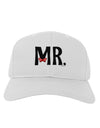 Matching Mr and Mrs Design - Mr Bow Tie Adult Baseball Cap Hat by TooLoud-Baseball Cap-TooLoud-White-One Size-Davson Sales