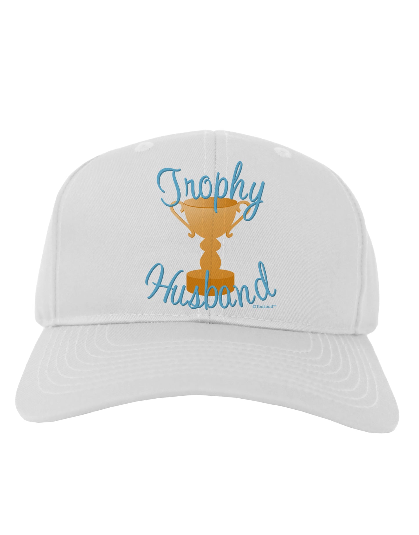 Trophy Husband Design Adult Baseball Cap Hat by TooLoud-Baseball Cap-TooLoud-White-One Size-Davson Sales