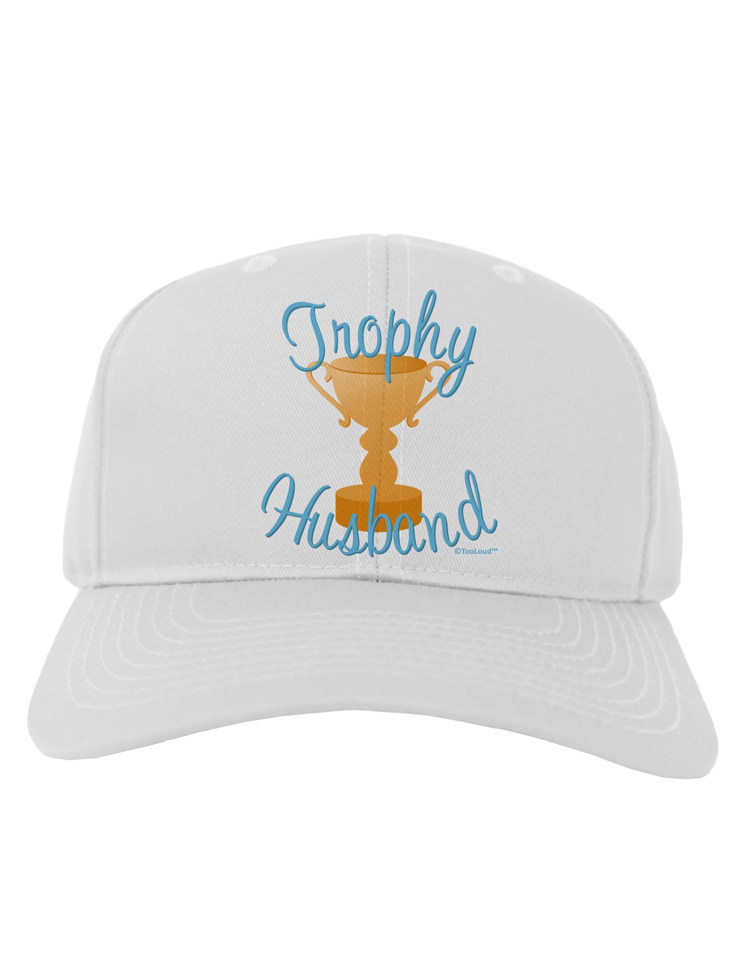 Trophy Husband Design Adult Baseball Cap Hat by TooLoud-Baseball Cap-TooLoud-White-One Size-Davson Sales