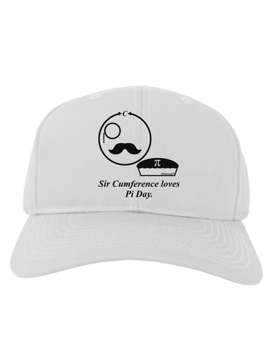 Sir Cumference Loves Pi Day Adult Baseball Cap Hat-Baseball Cap-TooLoud-White-One Size-Davson Sales