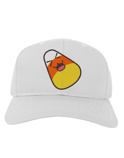 Cute Father Candy Corn Family Halloween Adult Baseball Cap Hat-Baseball Cap-TooLoud-White-One Size-Davson Sales