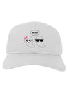 Cute Ghost Couple My Boo Halloween Adult Baseball Cap Hat-Baseball Cap-TooLoud-White-One Size-Davson Sales