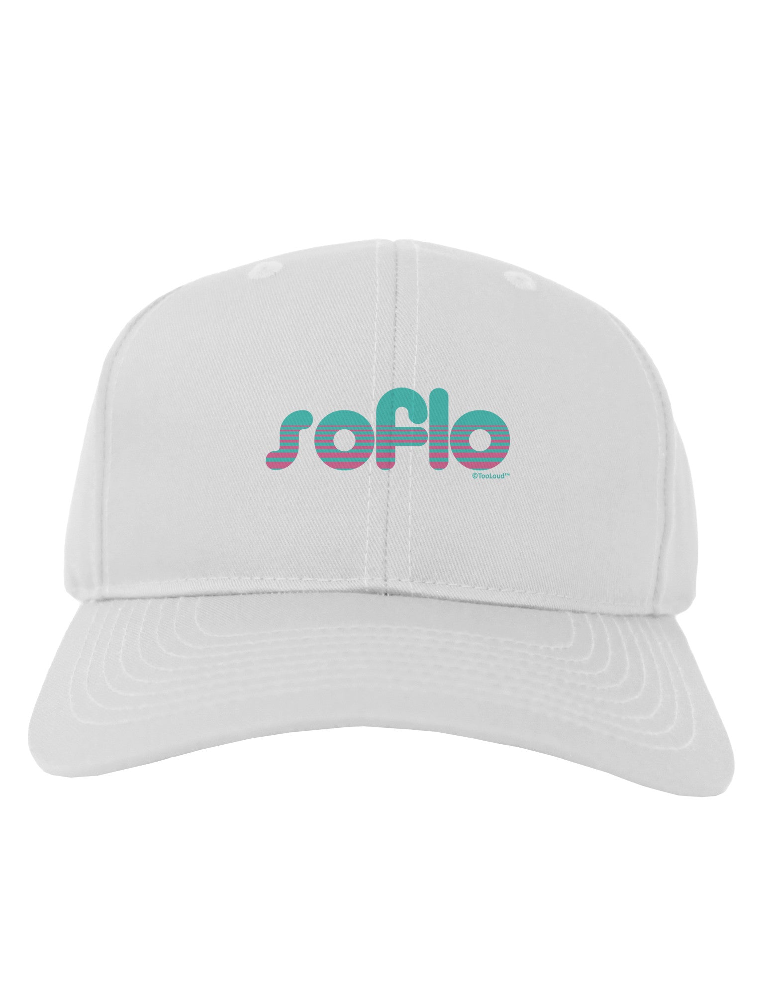 SoFlo - South Beach Style Design Adult Baseball Cap Hat by TooLoud-Baseball Cap-TooLoud-White-One Size-Davson Sales