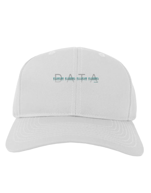 Binary Data Blue Adult Baseball Cap Hat-Baseball Cap-TooLoud-White-One Size-Davson Sales