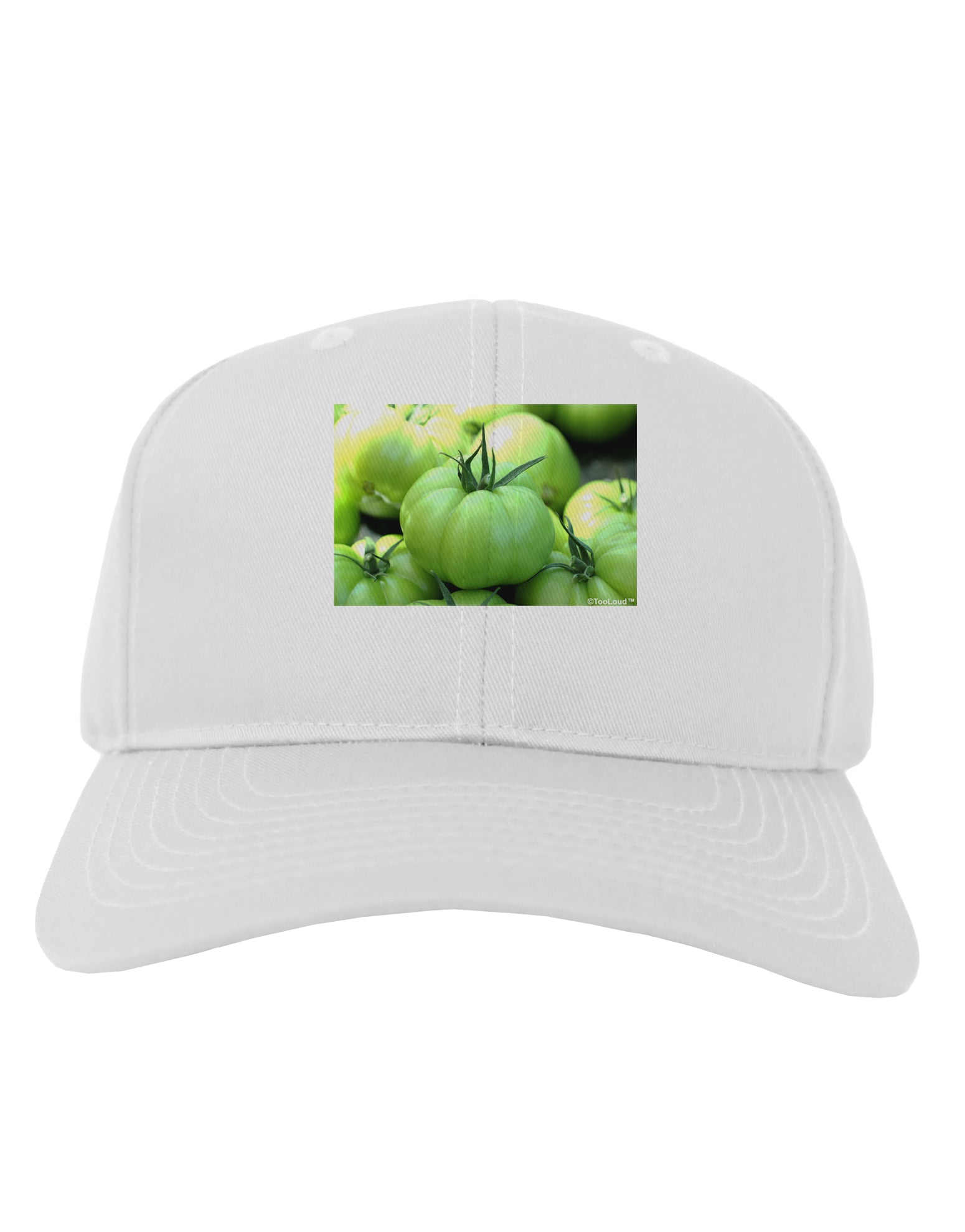 Buy Local - Green Tomatoes Adult Baseball Cap Hat-Baseball Cap-TooLoud-White-One Size-Davson Sales
