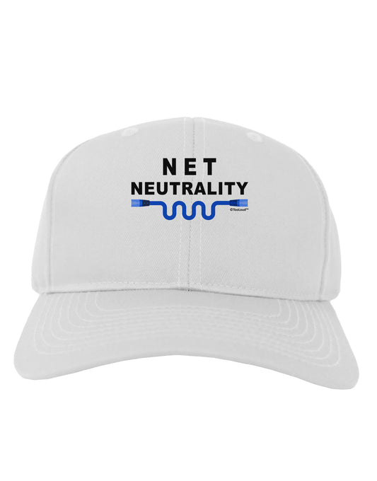 Net Neutrality Adult Baseball Cap Hat-Baseball Cap-TooLoud-White-One Size-Davson Sales