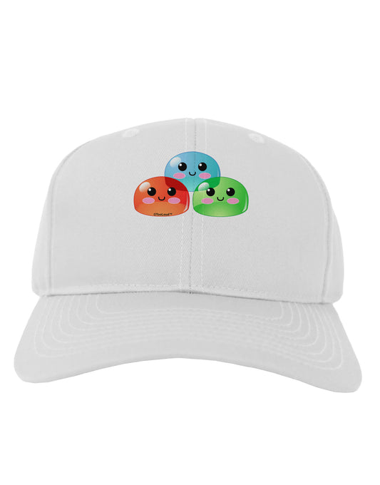 Cute RPG Slime - Trio Adult Baseball Cap Hat by TooLoud-Baseball Cap-TooLoud-White-One Size-Davson Sales