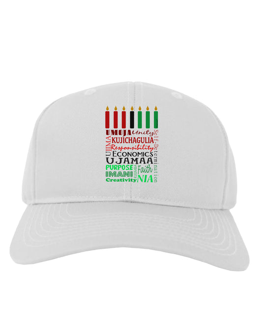 7 Principles Box Adult Baseball Cap Hat-Baseball Cap-TooLoud-White-One Size-Davson Sales