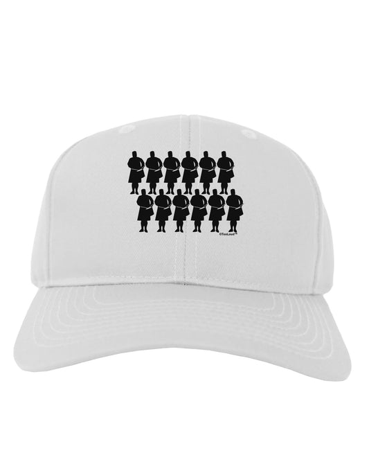 Twelve Drummers Drumming Adult Baseball Cap Hat-Baseball Cap-TooLoud-White-One Size-Davson Sales