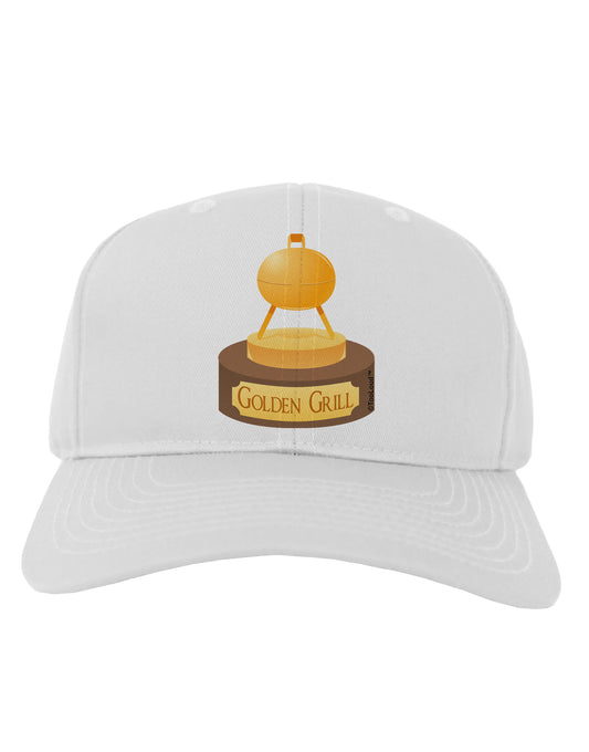 Golden Grill Trophy Adult Baseball Cap Hat by TooLoud-Baseball Cap-TooLoud-White-One Size-Davson Sales