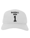 Baseball Mom Jersey Adult Baseball Cap Hat-Baseball Cap-TooLoud-White-One Size-Davson Sales