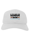 If You Want The Rainbow Quote Adult Baseball Cap Hat by TooLoud-Baseball Cap-TooLoud-White-One Size-Davson Sales