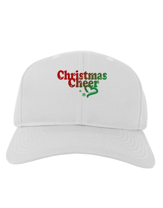 Christmas Cheer Color Adult Baseball Cap Hat-Baseball Cap-TooLoud-White-One Size-Davson Sales