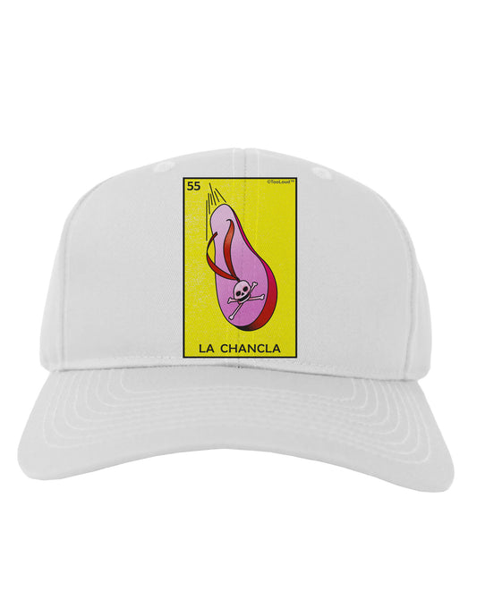 La Chancla Loteria Solid Adult Baseball Cap Hat by-Baseball Cap-TooLoud-White-One Size-Davson Sales