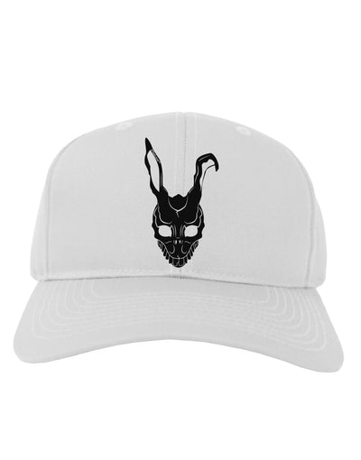 Scary Bunny Face Black Adult Baseball Cap Hat-Baseball Cap-TooLoud-White-One Size-Davson Sales