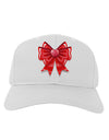 Valentine's Day Heart Bow Adult Baseball Cap Hat-Baseball Cap-TooLoud-White-One Size-Davson Sales