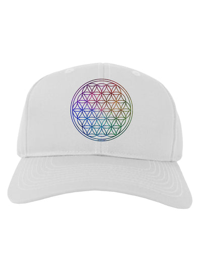 Flower of Life Circle Adult Baseball Cap Hat-Baseball Cap-TooLoud-White-One Size-Davson Sales