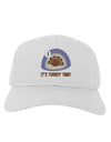 Escaping Turkey - Turkey Time Funny Adult Baseball Cap Hat-Baseball Cap-TooLoud-White-One Size-Davson Sales