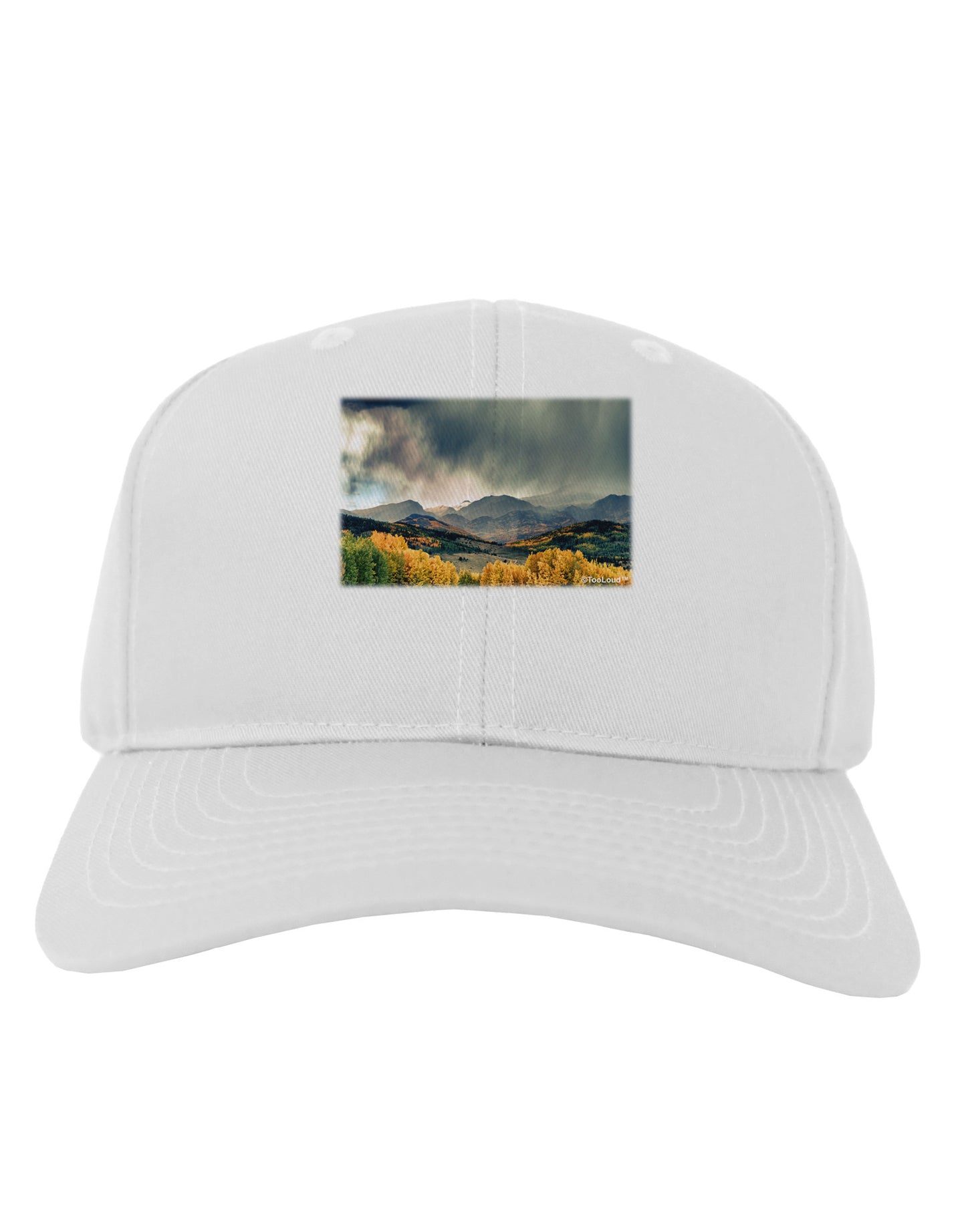 Colorado Mountain Scene Photo Adult Baseball Cap Hat-Baseball Cap-TooLoud-White-One Size-Davson Sales