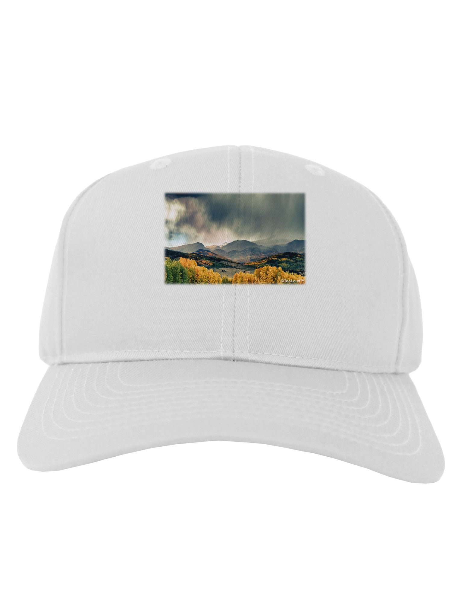 Colorado Mountain Scene Photo Adult Baseball Cap Hat-Baseball Cap-TooLoud-White-One Size-Davson Sales