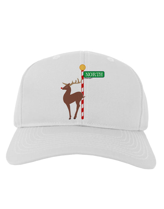 Rudolf Ratchet Reindeer Color Adult Baseball Cap Hat-Baseball Cap-TooLoud-White-One Size-Davson Sales