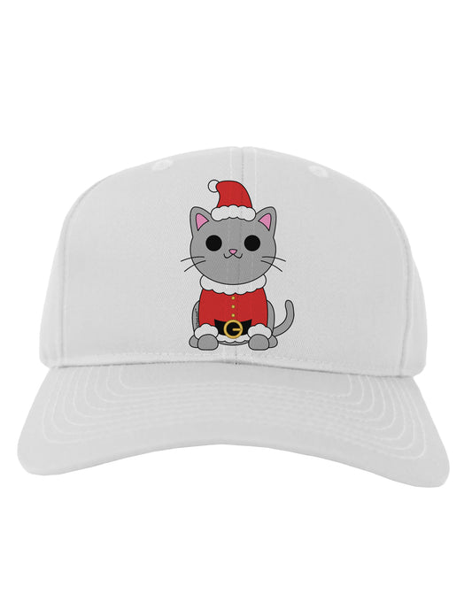 Mr. Whiskerton Santa Suit - Christmas Adult Baseball Cap Hat by TooLoud-Baseball Cap-TooLoud-White-One Size-Davson Sales