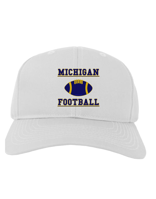 Michigan Football Adult Baseball Cap Hat by TooLoud-Baseball Cap-TooLoud-White-One Size-Davson Sales