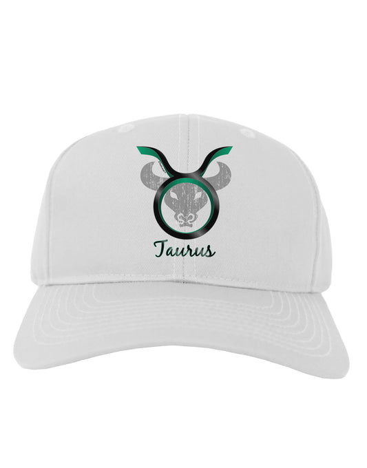 Taurus Symbol Adult Baseball Cap Hat-Baseball Cap-TooLoud-White-One Size-Davson Sales
