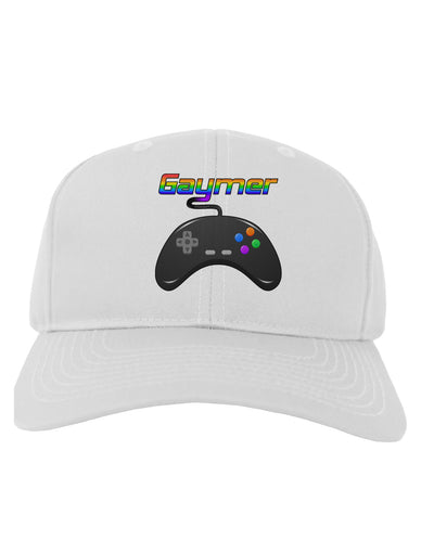 Gaymer Color Adult Baseball Cap Hat-Baseball Cap-TooLoud-White-One Size-Davson Sales