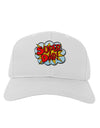 Super Dad - Superhero Comic Style Adult Baseball Cap Hat-Baseball Cap-TooLoud-White-One Size-Davson Sales