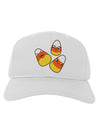 Cute Candy Corn Family Halloween Adult Baseball Cap Hat-Baseball Cap-TooLoud-White-One Size-Davson Sales