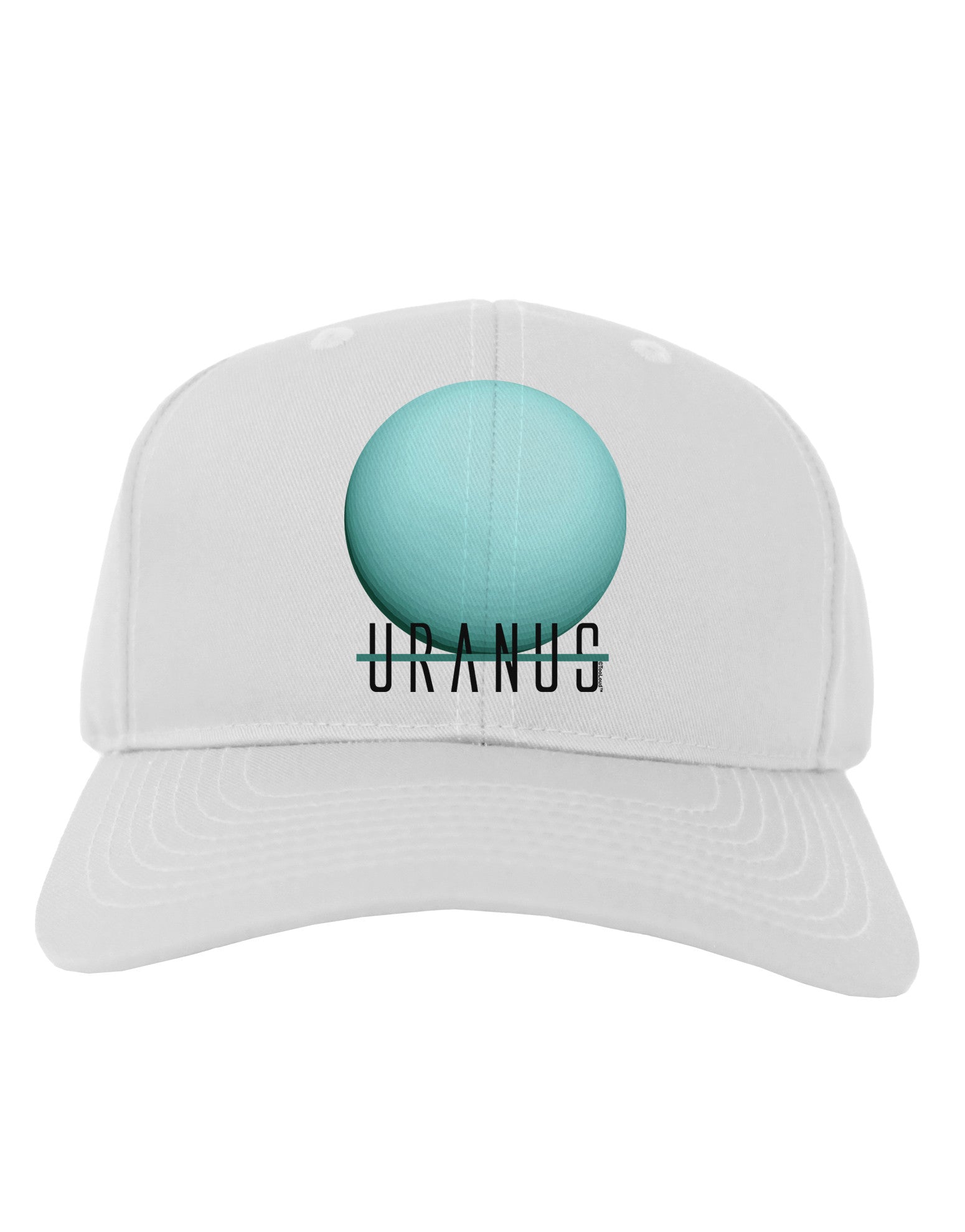 Planet Uranus Text Adult Baseball Cap Hat-Baseball Cap-TooLoud-White-One Size-Davson Sales