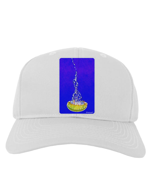 Solo Jellyfish Watercolor Adult Baseball Cap Hat-Baseball Cap-TooLoud-White-One Size-Davson Sales