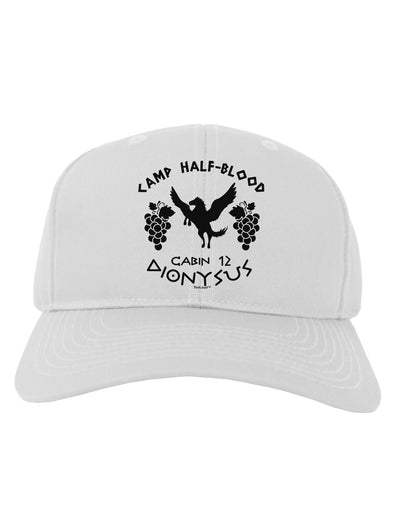 Camp Half Blood Cabin 12 Dionysus Adult Baseball Cap Hat by-Baseball Cap-TooLoud-White-One Size-Davson Sales