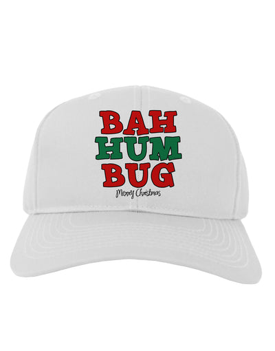 Bah Humbug Merry Christmas Adult Baseball Cap Hat-Baseball Cap-TooLoud-White-One Size-Davson Sales